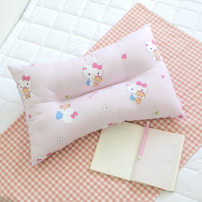NARA HOME DECO 三麗鷗 Hello Kitty Tiny Hug 頸椎枕, 1個, 粉色