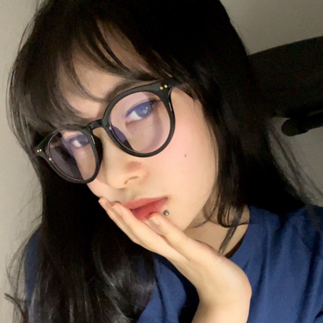 멜라크메 기본 라운드 뿔테안경테