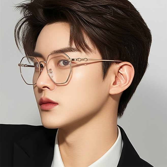 맵시 깔끔하고 세련된무드 디자인 변색 뿔테 선글라스