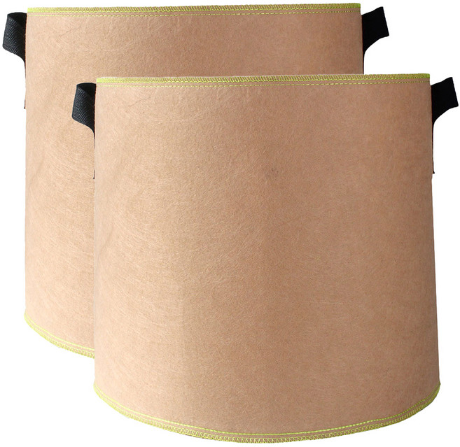 오늘의공감 부직포 농작물 블루베리 화분, 카키, 2개