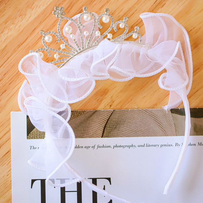 아기코끼리 천사날개 티아라 머리띠