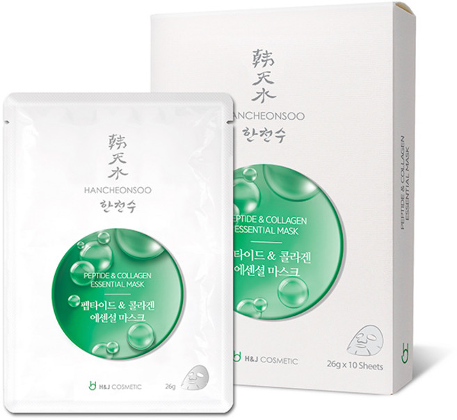 한천수 펩타이드 콜라겐 에센셜 마스크팩, 1개입, 10개