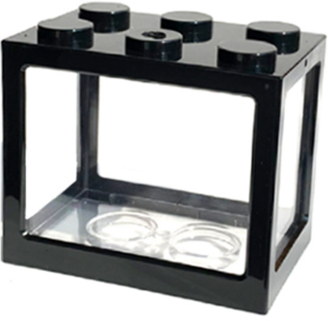 Block 베타 마리모 어항, 블랙, 1개