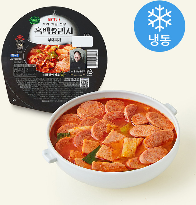 비비고 흑백요리사 술빚는 윤주모셰프 부대찌개 (냉동), 200g, 1개