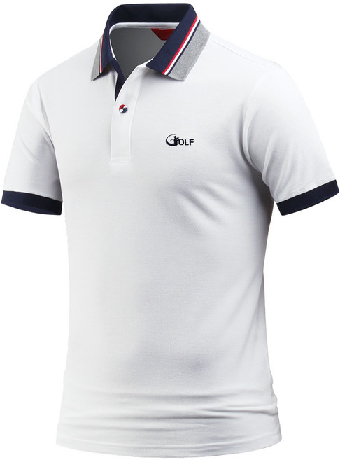 다꾸앙 남성용 굿스윙PK 골프웨어 자수 반팔 카라티 E05JKA_JC3907