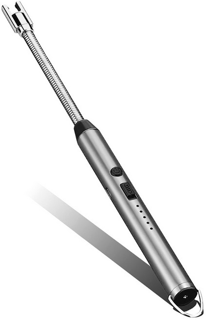 점화 스틱 캔들 라이터, 실버, 1개