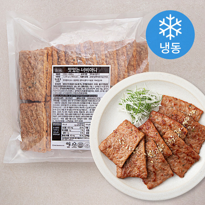 롯데햄 맛있는 너비아니 (냉동), 1kg, 1개