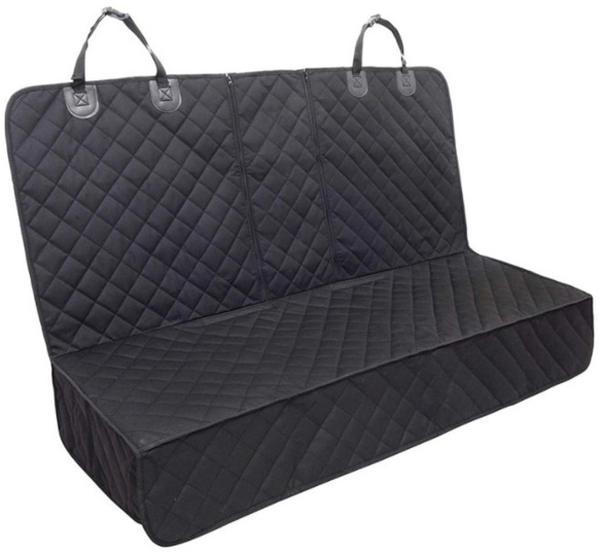 리치독스 반려견 방수 뒷자석 투지퍼 카시트, 블랙, 1개