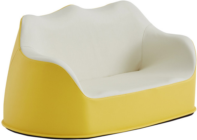 코코리에또 마카롱 2인용 유아소파, 마카롱레몬, 1개