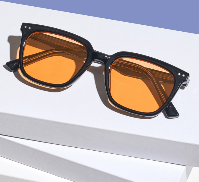 멜라크메 빅사이즈 눈보호 사각 틴트 선글라스 5657