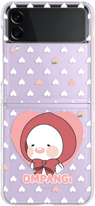옴팡이 버블리 클리어 하드 휴대폰 케이스