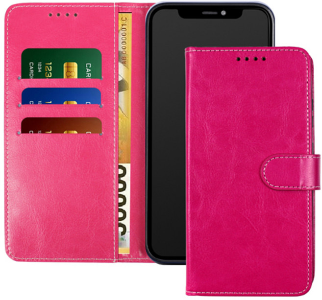 하이디 LCV 스티치 가죽 다이어리 휴대폰 케이스