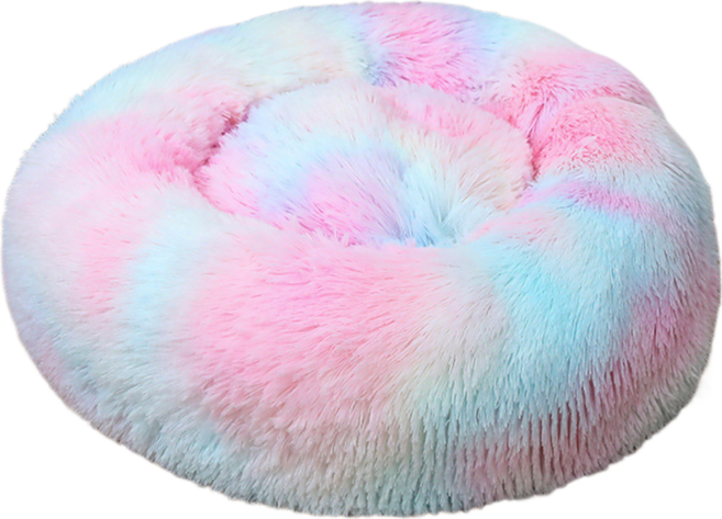 스마일깨비 소형 반려동물 폭신한 쿠션 350g, 컬러풀 파우더, 1개