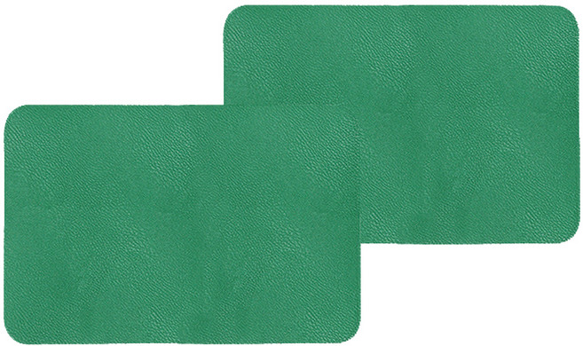 쏘컴퍼니 원터치 인조가죽 보수 스티커 2p, 초록(2RA6407), 2개