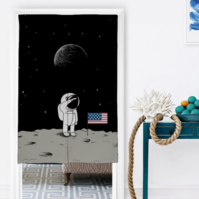 빈테리어 스페이스 양문형 파티션 커튼 + 커튼봉