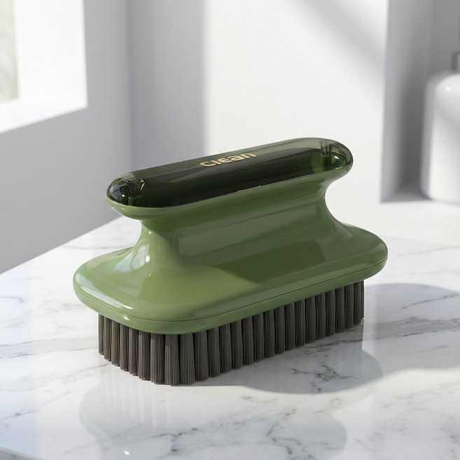 몰투데이 슈즈해피 운동화 신발 청소 솔, 그린, 1개