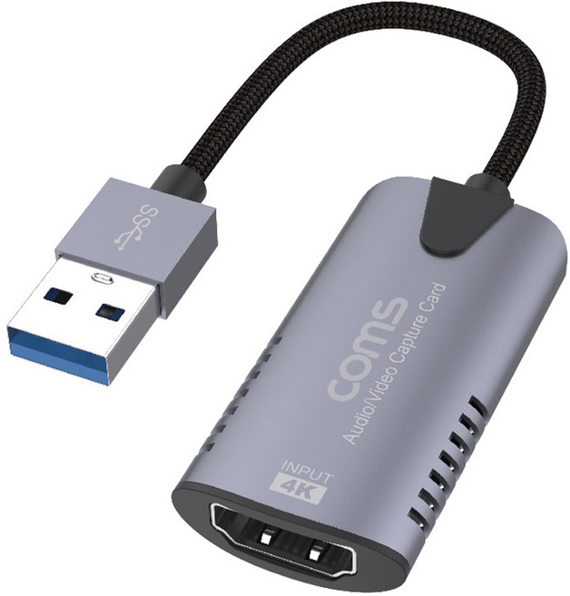 컴스 HDMI USB 2.0 A UHD 4K 캡쳐 그래픽카드, FW576