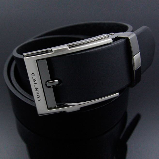 닐슨옴므 남성용 광폭 통가죽 벨트 L-022