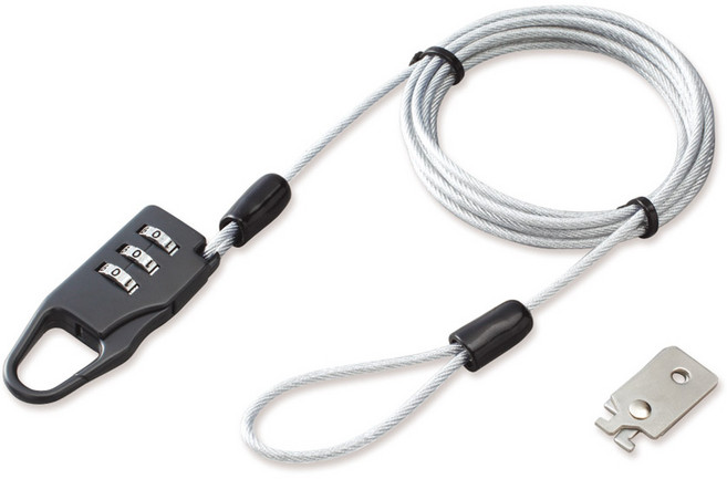 엑토 노트북 도난방지 잠금장치, NBL-01, 블랙