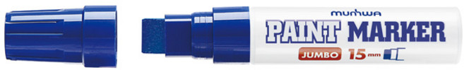 문화연필 점보 페인트마카 파랑 15mm, 1색, 1개