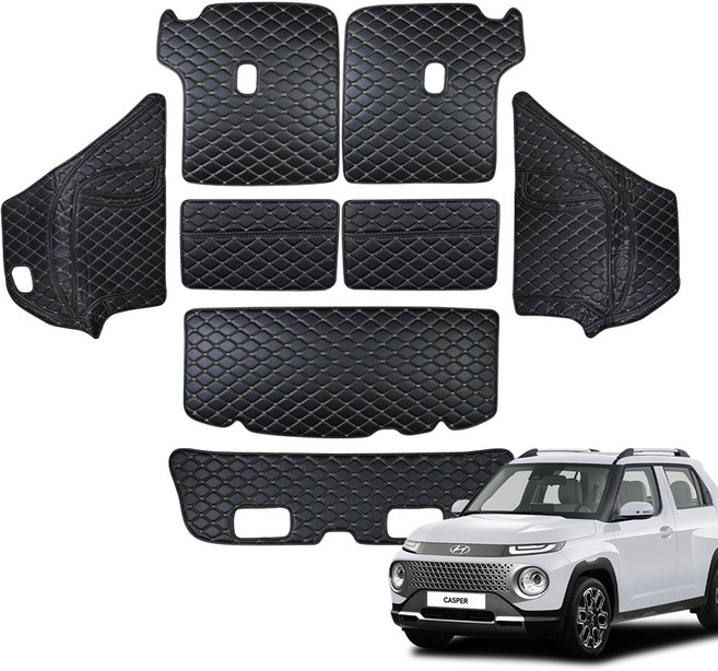 디케이몰 차량용 트렁크 풀 매트 커버 세트, 캐스퍼, 블랙
