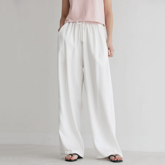 앤드스타일 여성용 롱/기본/숏 기장 썸쿨진 22탄 리오셀 와이드 투웨이 팬츠 264655