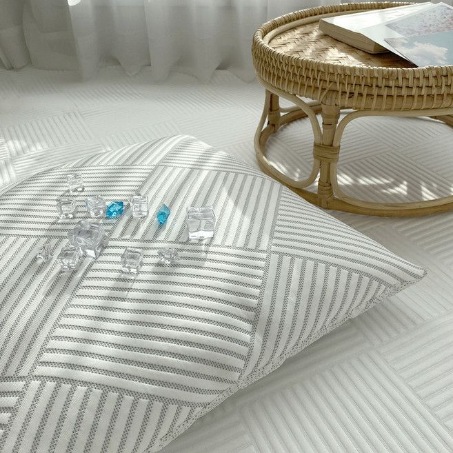 한스갤러리 듀라론 솜포함 냉감 방석, 쿨그레이