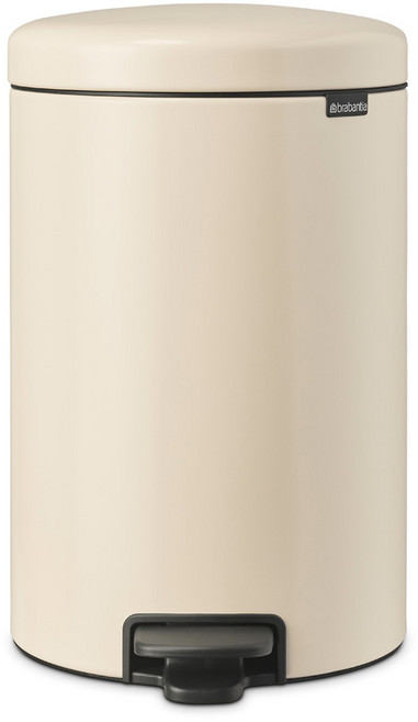 brabantia New Icon 腳踏式垃圾桶 20L, 柔和米色