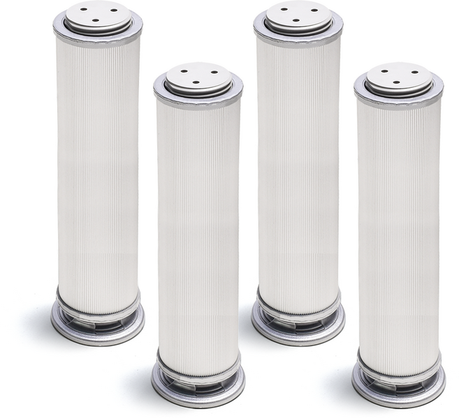 손잡이세상 알루미늄 가구발통 200mm, 실버, 4개