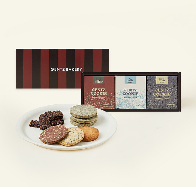 겐츠베이커리 클래식 통쿠키세트 1호 410g + 쇼핑백, 1세트