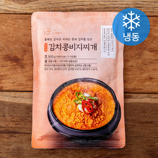 더오담 김치 콩비지 찌개 (냉동), 500g, 1개