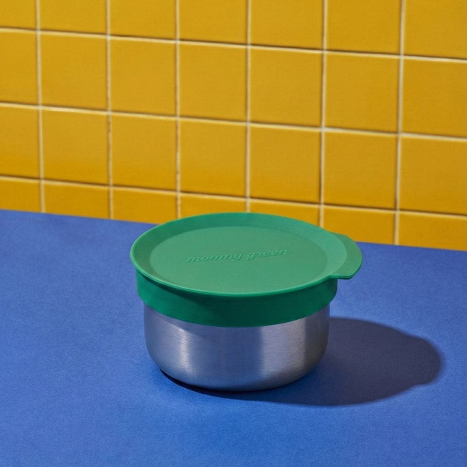 마미그래 이유식 스텐 밀폐 멀티볼, Green 마미그래, 1개, 270ml