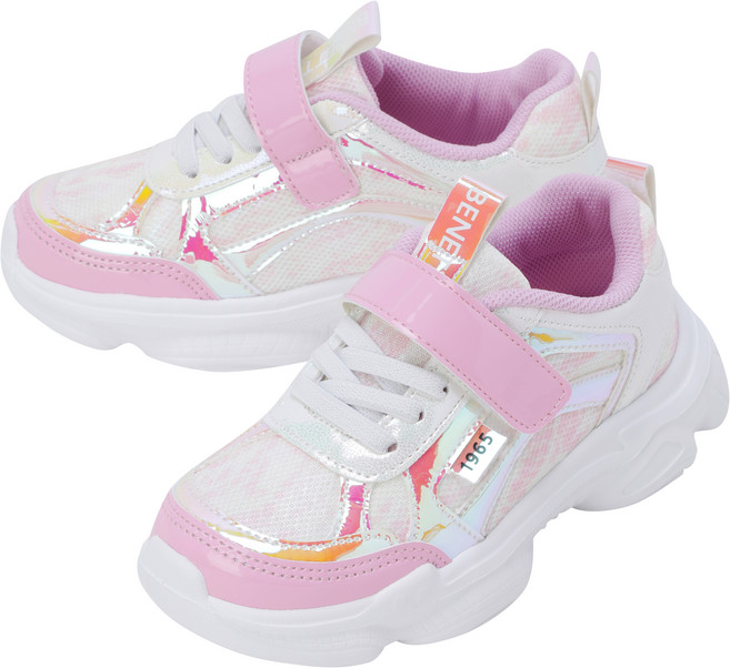 베네통키즈 메쉬 컬러 블록 운동화 QCSHP7611