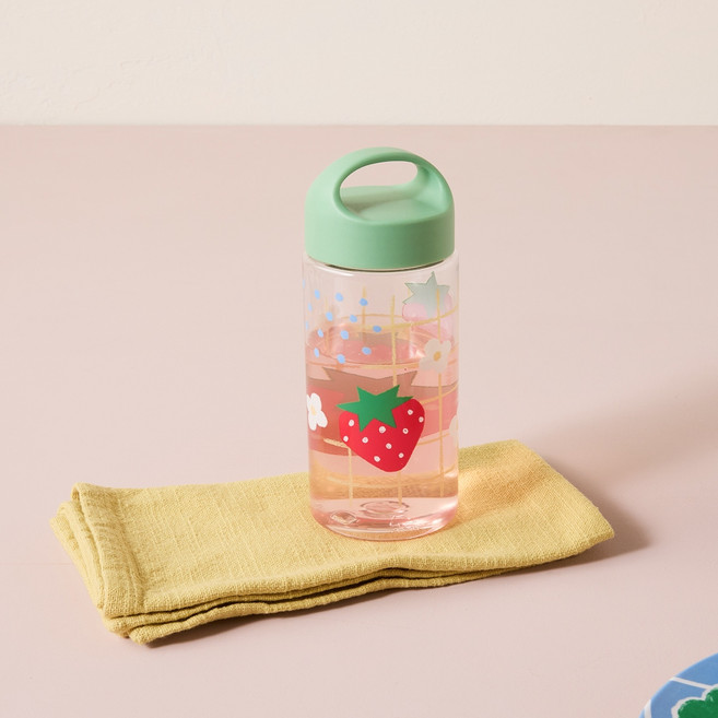 모던하우스 스트로베리빌리지 한손에 쏙 물병, 1개, 500ml, 혼합색상