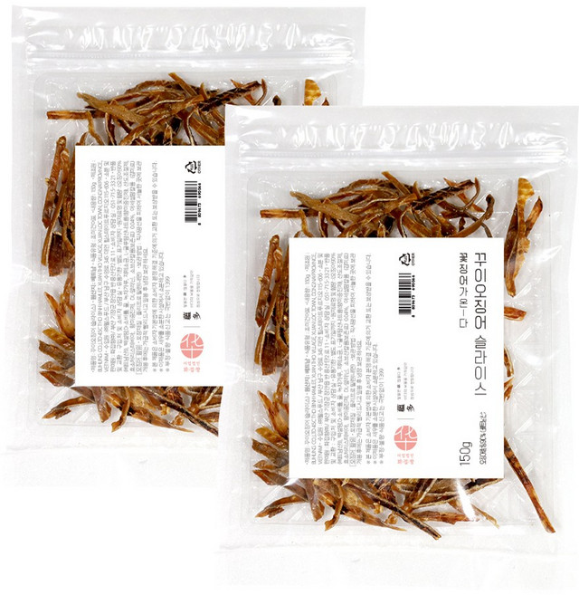 화접항 꽃징어가 온다 꾸이오징어 슬라이스, 150g, 2개