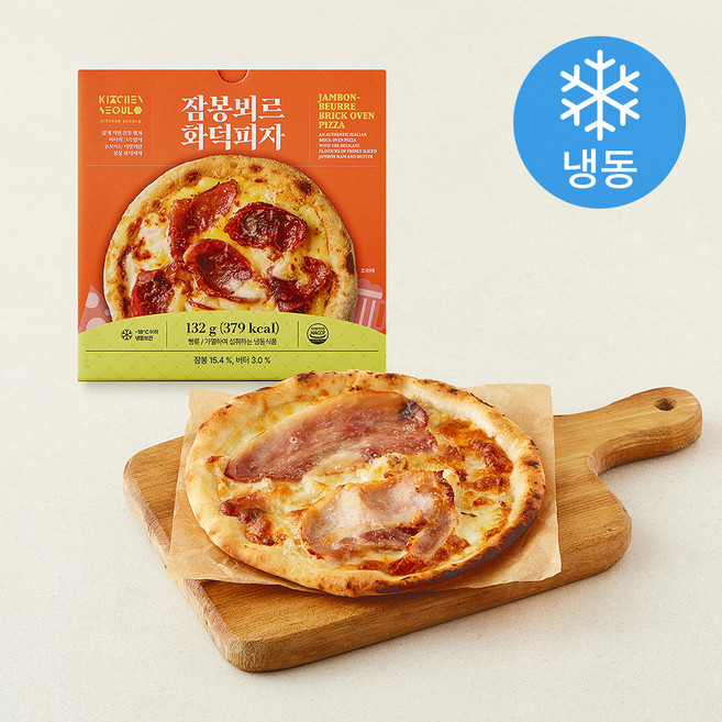 키친서울 잠봉뵈르 화덕피자 (냉동), 132g, 1개, 1개입