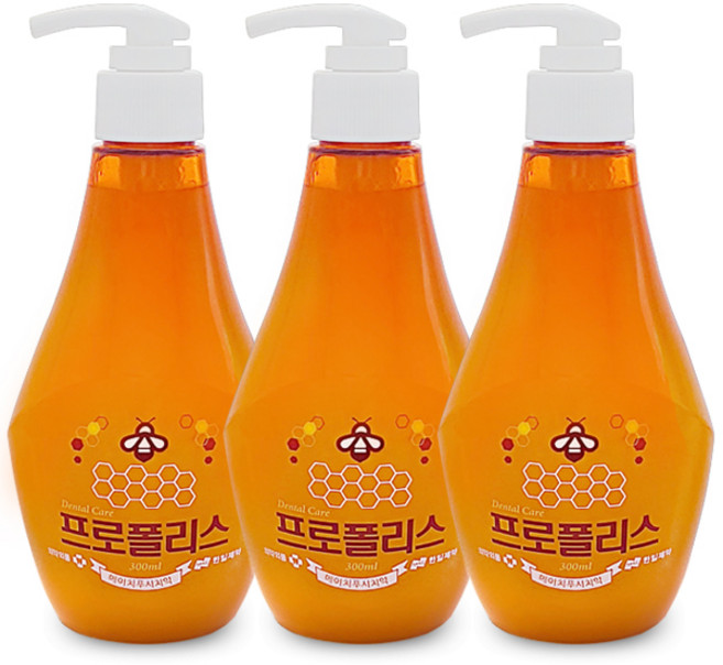 한일제약 프로폴리스 메이치 푸시치약, 300ml, 3개