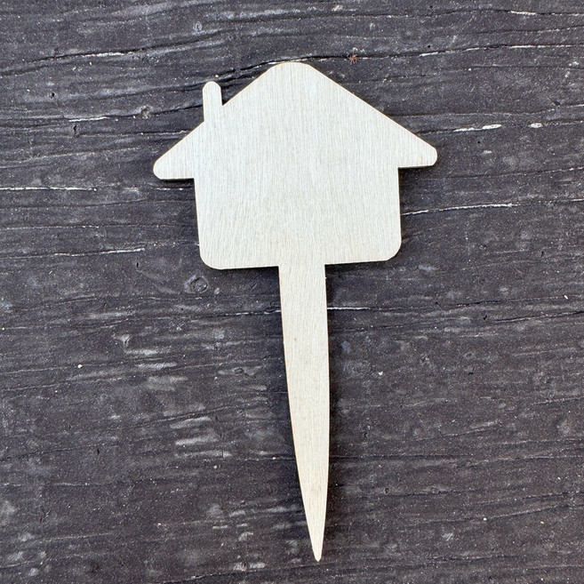 로이 화훼식물 나무 표지판 명찰, A01