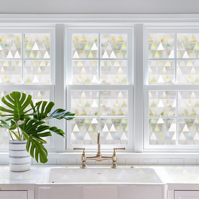 Smile Ggabi 方便好用雷射玻璃靜電窗貼, H款