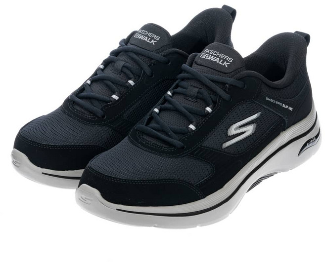 SKECHERS 男款 瞬穿舒適科技 GO WALK ARCH FIT 2.0 D楦休閒鞋 216650BKGY