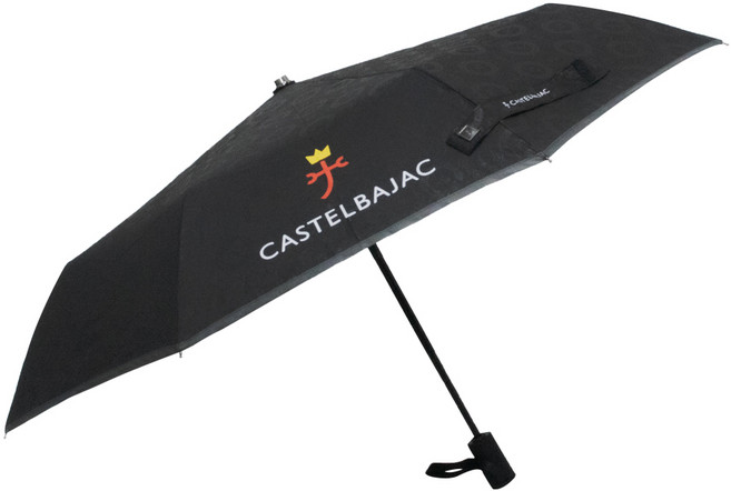 까스텔바작 원형 로고플레이 3단 자동우산 + 커버세트