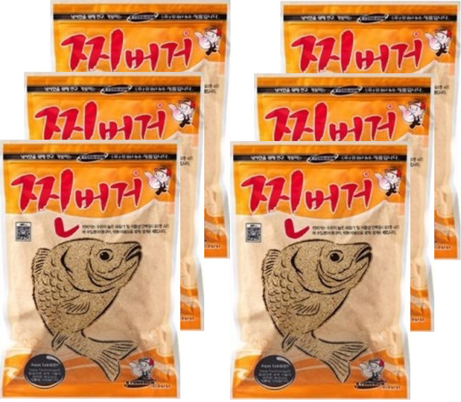 경원산업 찐버거 떡밥, 360g, 6개