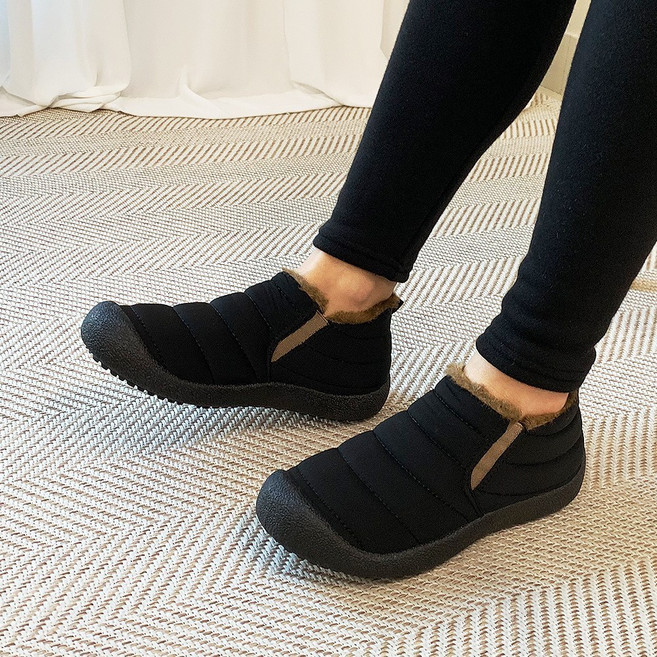 키엘노엘 여성용 페론 패딩 털 방한화