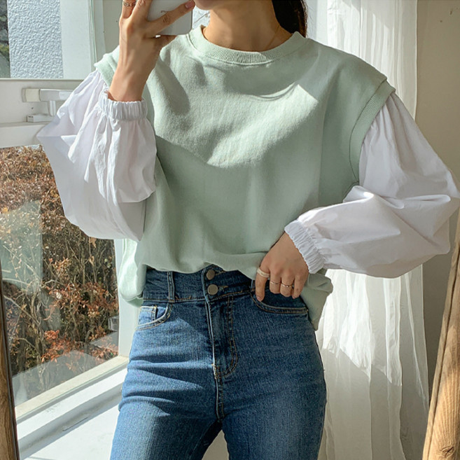 엔비룩 메모링 셔츠 맨투맨