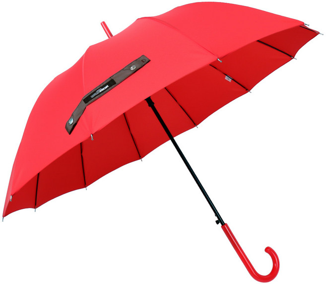 미치코런던 컬러 포인트 스트랩 자동 장우산