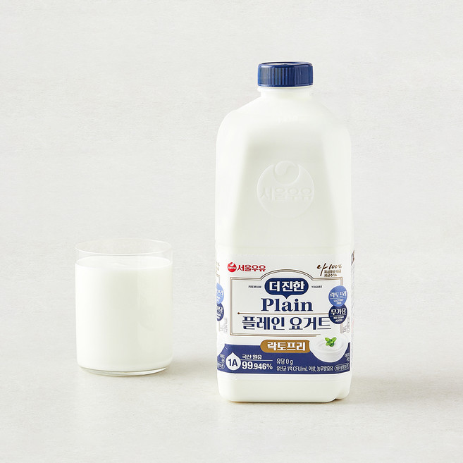 서울우유 더진한 플레인 요거트 락토프리, 1개, 1개입, 1.8L