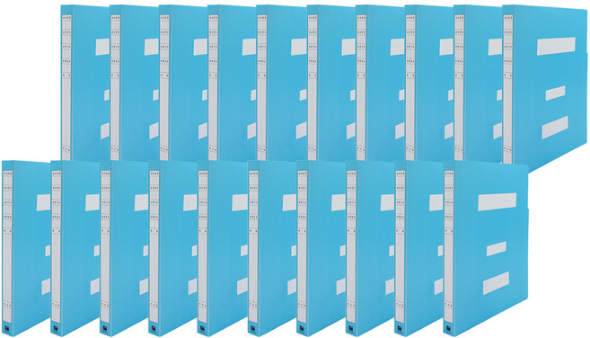 희망사무포인트 대용량 PP 정부화일 A4, 청색, 20개