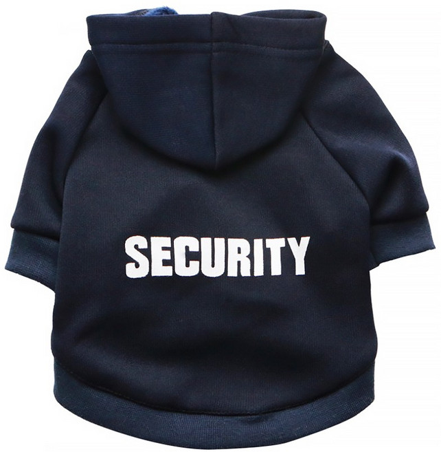 알럽펫 반려동물 보안 후드티, 네이비, 1개