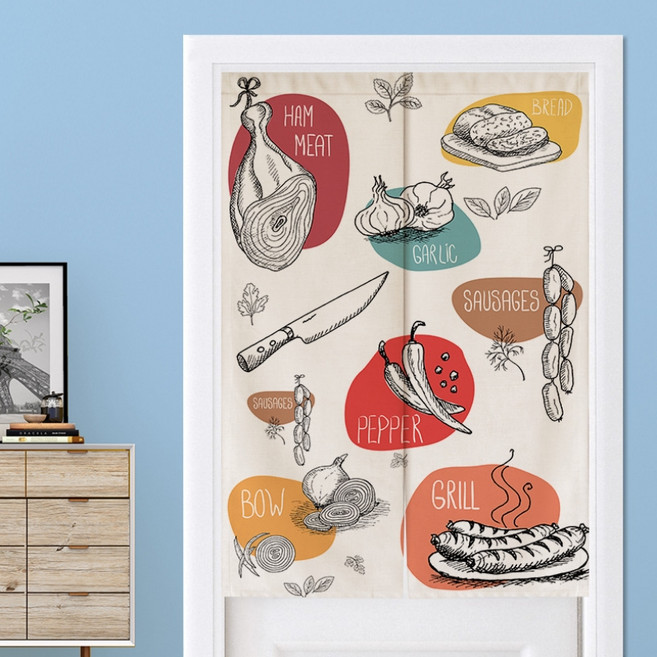 캐서린 노르딕 문 가리개커튼 L102