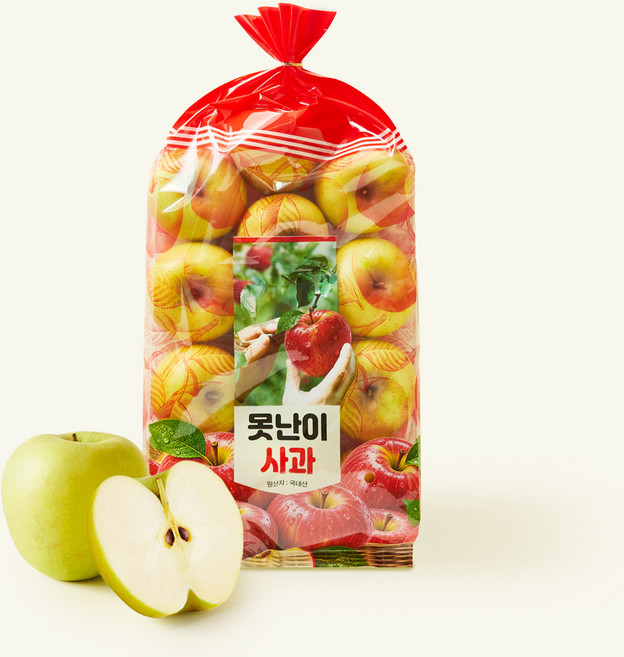 다조은 못난이 골드사과, 1개, 2.5kg(소과, 12~15입)